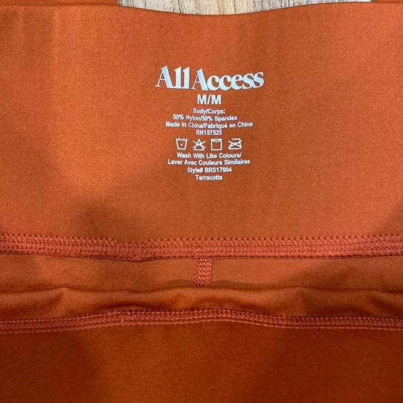 All access leggings, size medium Burnt orange color gently used ￼ - Picture 3 of 4